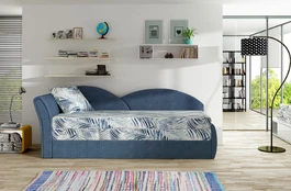 Sofa - lova Aga mėlyna, Botanical 80, Soro 76 kaina