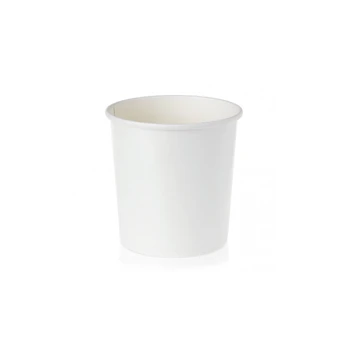 Vienkartinis indelis ECO SOUP (baltas, 240 ml., Ø7 cm., H6 cm., 50 vnt.)