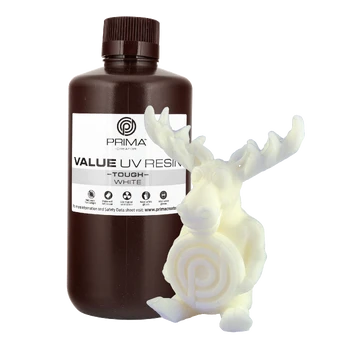 PrimaCreator Value Tough UV derva (kaip ABS) - 1000ml - Balta