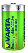 Įkraunamas elementas Varta, C, 3000 mAh, 2 vnt.