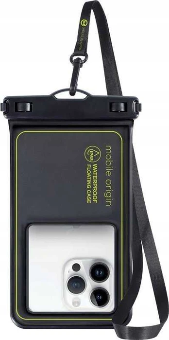 MOBILE ORIGIN Mobile Origin Atsparus vandeniui floating case 6,8", juodas/žalias