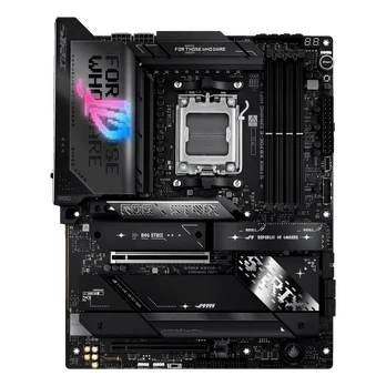Asus ROG STRIX X870E-E GAMING WIFI | Processor family AMD | Processor socket AM5 | DDR5 | Supported hard disk drive interfaces SATA