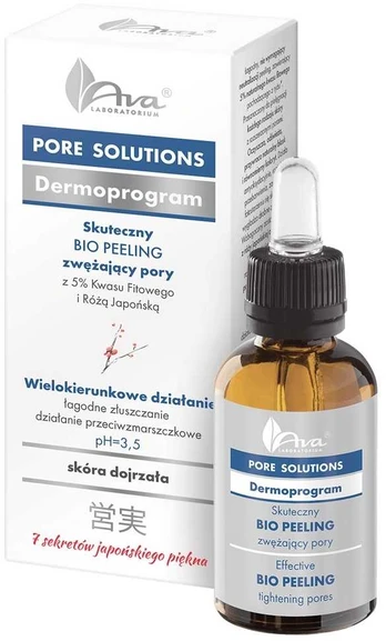 Ava Laboratorium Pore Solutions skuteczny bio peeling zwężający pory 30ml