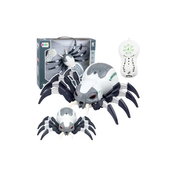 Lean Toys RC Remote Controlled Spider Robot with Smoke Effect, Lights, Sounds
