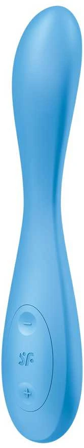 SATISFYER G-SPOT FLEX 4+ MULTI VIBRATOR APP - BLUE kaina