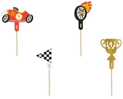 Keksiukų dekoracijos Automobiliai 12 cm