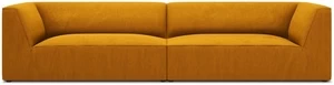 Sofa Micadoni Home Ruby, geltona, 302 x 93 cm x 69 cm kaina