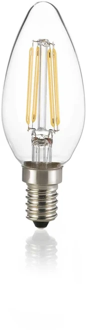 4W LED lemputė, E14, skaidri, 2700K, 270944