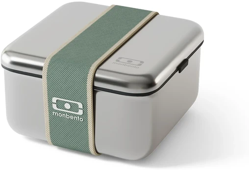 Monbento Priešpiečių dėžutė bento Sense 1L Natural Žalias