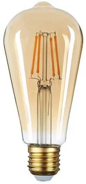 4W LED lemputė OPTONICA ST64, E27, 2500K