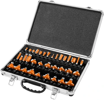 Neo Tools Frezos Widia, kotas 8 mm, rinkinyje 35 vnt.