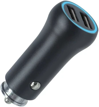 Telforceone Setty car charger 2x USB 3A CC-AA-31 juodas
