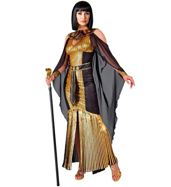 „EGIPTO KARALIENĖ“ (suknelė, apykaklė su apsiaustu, diržas)