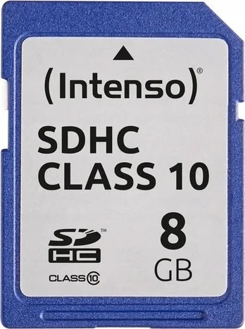 „Intenso“ SDHC kortelė, 8 GB, 10 klasė (3411460)