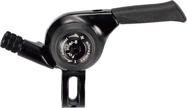 Microshift MICROŠIFT Mannet, dešinė, 8 eilė, suderinama su Shimano, Thumb Shift, indeksavimas (NEI)