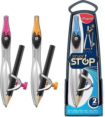 Maped "study Stop" cirkulis su pieštuku
