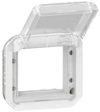 Legrand PLEXO55 Mosaic adaptor transparent 2 modul hvid