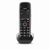 Gigaset E720HX Analog/DECT telefonas Skambintojo ID Juodas kaina
