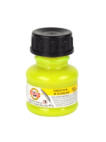 Tušas fluorescensinis 20ml K-I-N geltonas