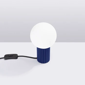 Sollux Lighting stalinis šviestuvas Halo, mėlynas