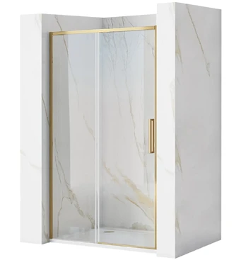 Dušo sienelė Rea Rapid Fold, 120 cm x 195 cm, aukso