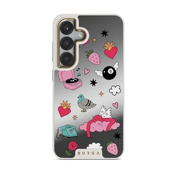 Side Quest - Samsung Galaxy S25 Case, Elite Mirror Light (Magnetic) / Gold
