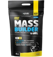 VPLab Nutrition Mass Builder, Srawberry, 5000g kaina