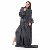 Pledas DecoKing, pilkas, 150 cm x 180 cm kaina