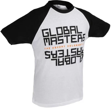 Global Masters marškinėliai GM Text - balta (L)