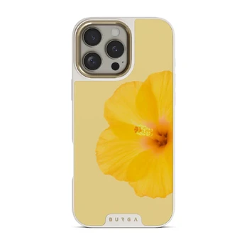 Hibiscus - iPhone 16 Pro Case, Elite Light (MagSafe) / Gold
