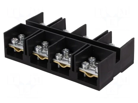 Terminal block | screw terminal | 35mm2 | 125A | ways: 4 | terminals: 8
