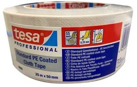 tesa Lærredstape 50mmx25m hvid