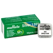 Murata 364 (SR621SW) sidabro oksido baterijos 10 vnt. kaina