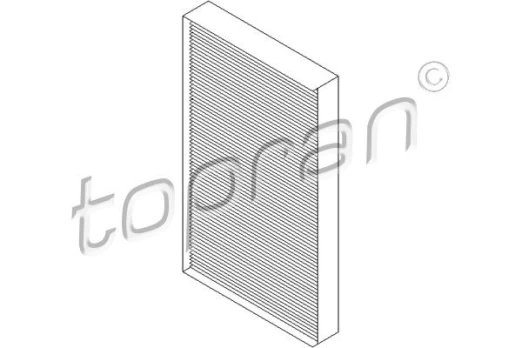 Filtras, salono oras TOPRAN 407 735