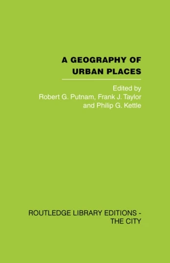Geography of Urban Places