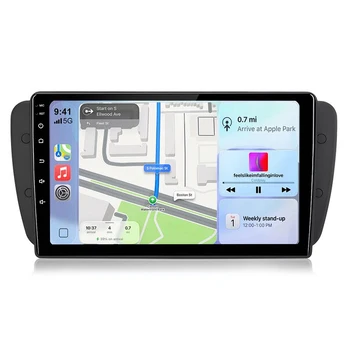 9" Android Multimedija Junsun Seat Ibiza IV 6J 2009-2013 Gps Wi-Fi Bluetooth Carplay Rds