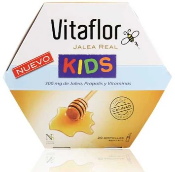 Vitaflor Jalea Real Kids 20 ampulių