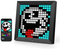 Divoom Pixoo Bilderrahmen m. einstellb. Pixeln juodas