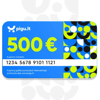 El. dovanų kuponas, € 500