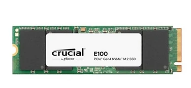 SSD|CRUCIAL|E100|480GB|M.2|PCIe Gen4|NVMe|3D NAND|Write speed 2500 MBytes/sec|Read speed 4500 MBytes/sec|CT480E100SSD8 kaina