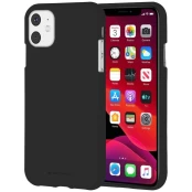 Dėklas Mercury Soft Jelly Case Apple Iphone 11 Juodas kaina