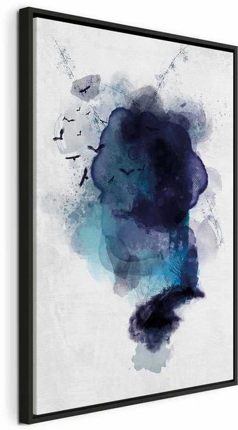 Artgeist Paveikslas - Mėlyna Memory (1 Part) Vertical