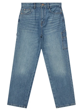 Guess Džinsai L6YA03 D1227 Mėlyna Wide Leg