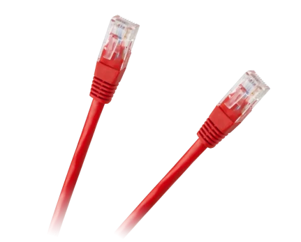 Patchcord UTP 8c kištukinis kabelis 1,5 m CCA raudonas cat.6e