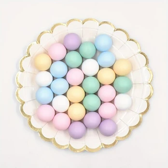 Mediniai karoliukai, 40PC: GT017 Light Blue