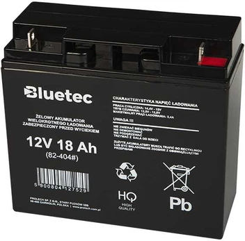 Akumuliatorius żelowy 12V 18Ah BLUETEC
