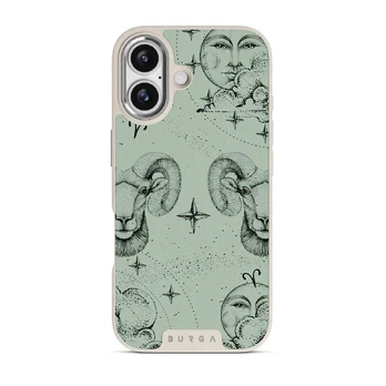 Aries - iPhone 17 Case, Elite Light (MagSafe) / Silver / Turquoise