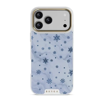 Ice Queen - Snowflakes iPhone 17 Pro Max Case, Elite Light (MagSafe) / Gold