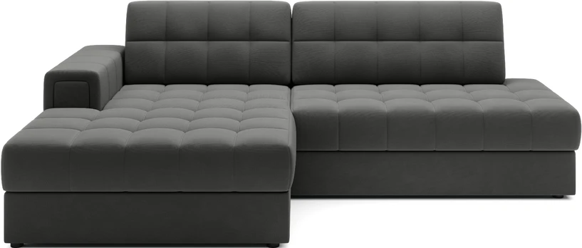 Kampinė sofa Blezalt, ruda