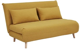 Sofa Spike II, geltona, 147 x 91 cm x 84 cm kaina